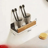 Prateleira Para Banheiro Madeira Maciça Punch - Free - Morada Serena