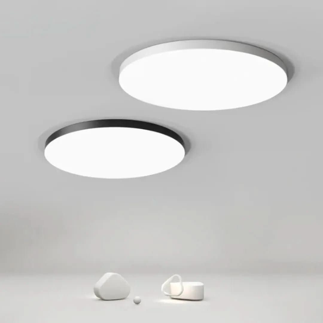 Plafon LED Redondo Sobrepor e Embutir Orion - Iluminação Moderna e Eficiente - Morada Serena