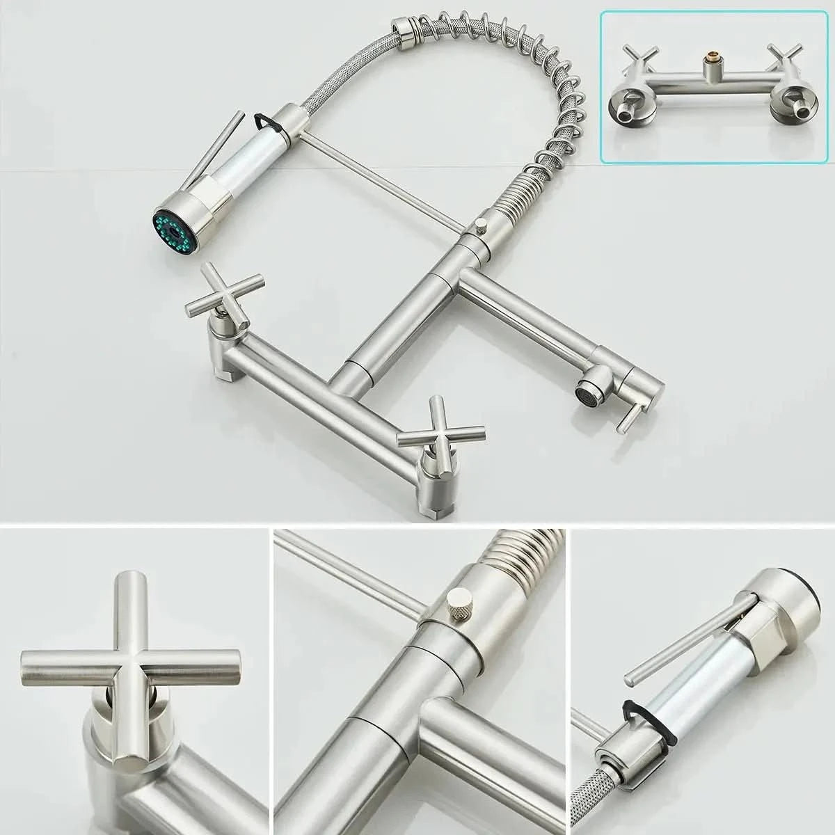 Torneira de Parede para Cozinha Gourmet Modelo Aura - Morada Serena