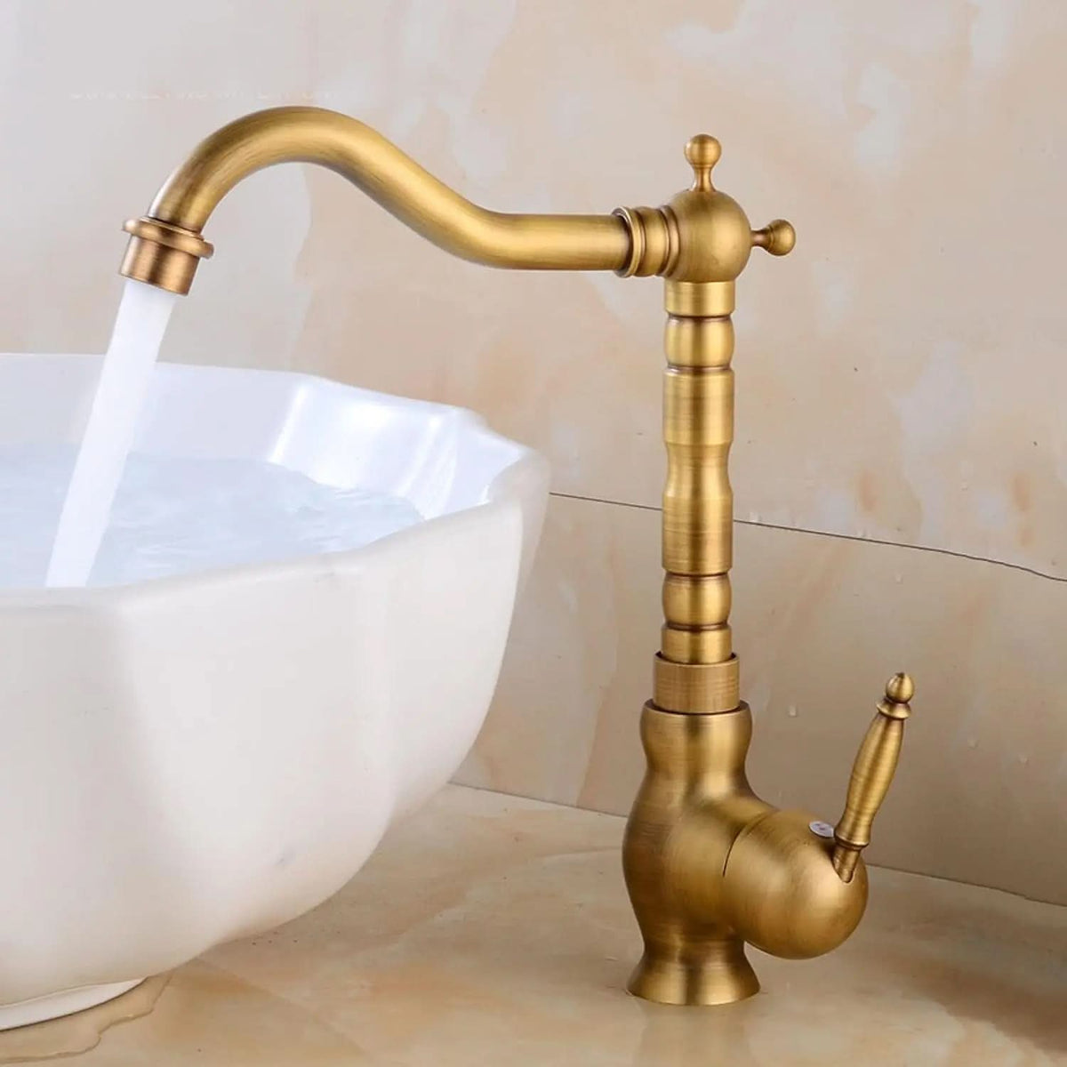 Torneira Monocomando Para Banheiro Modelo Antique - Morada Serena