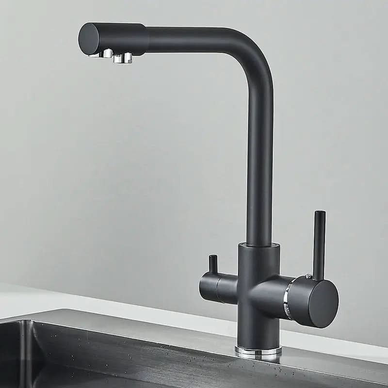 Torneira Gourmet Para Cozinha Com Filtro Modelo Duplo Comando Modelo Giratória - Morada Serena