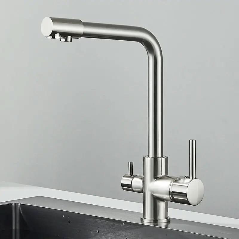 Torneira Gourmet Para Cozinha Com Filtro Modelo Duplo Comando Modelo Giratória - Morada Serena