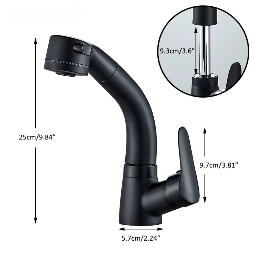 Torneira Para Banheiro Gourmet Extensível Zenith - Morada Serena