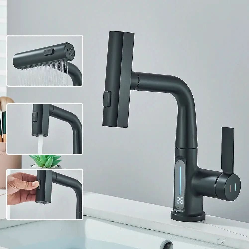 Torneira Para Banheiro Monocomando Digital Cascata - Morada Serena