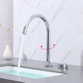 Torneira Para Banheiro Bica Alta Rotação 360 - Morada Serena