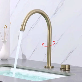 Torneira Para Banheiro Bica Alta Rotação 360 - Morada Serena