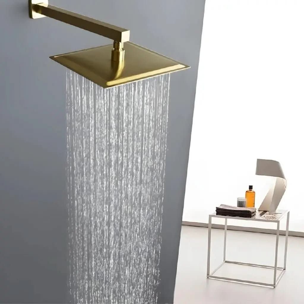 Chuveiro Para Banheiro Dourado Inox - Morada Serena