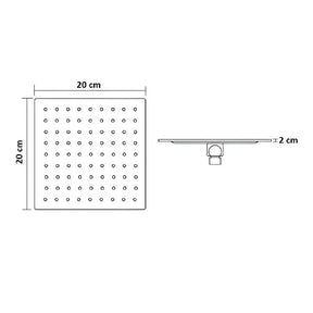 Chuveiro Para Banheiro Dourado Inox - Morada Serena