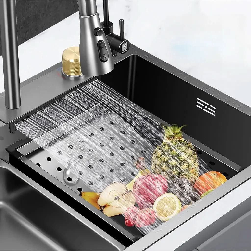 Kit Cuba Cozinha Gourmet Aço Inox Torneira Flexível - Morada Serena