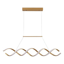 Pendente Led Lustre Preto/Dourado Para Sala de Jantar Decoração - Morada Serena