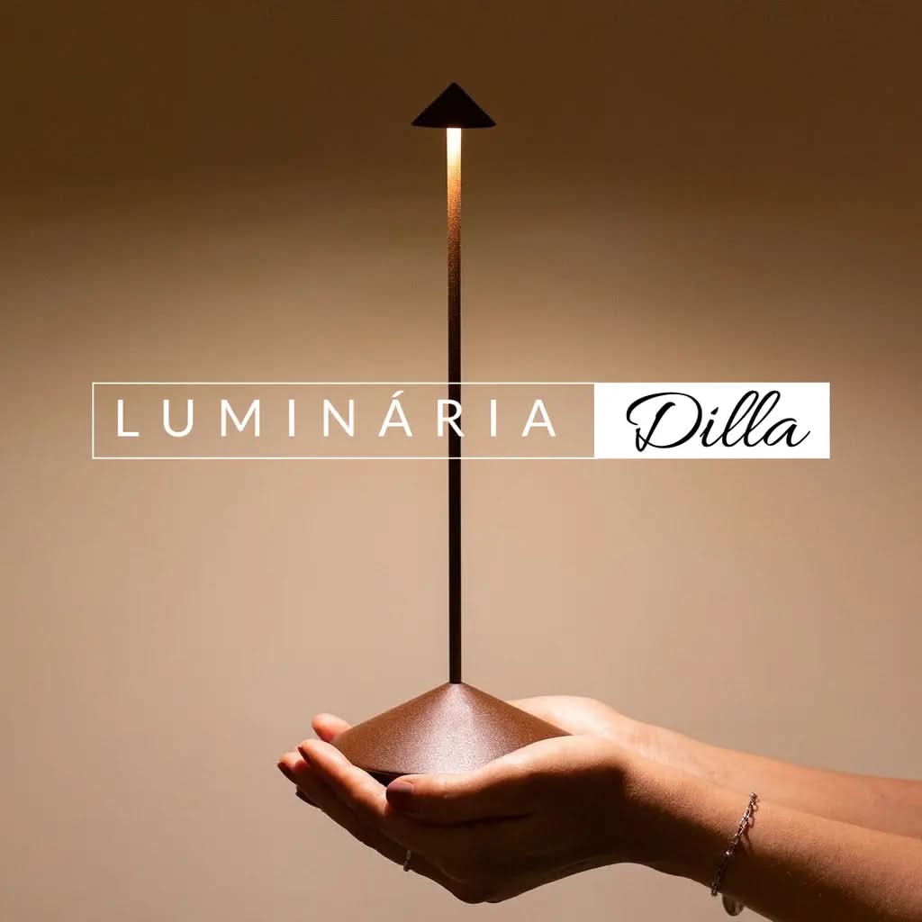Luminária De Mesa Portátil Dilla-Morada Serena