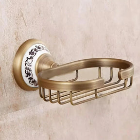 Conjunto de Acessórios para Banheiro Estilo Vintage - Elegância e Charme para Seu Banheiro - Morada Serena