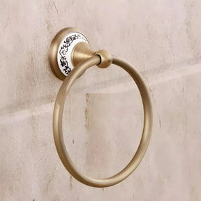 Conjunto de Acessórios para Banheiro Estilo Vintage - Elegância e Charme para Seu Banheiro - Morada Serena