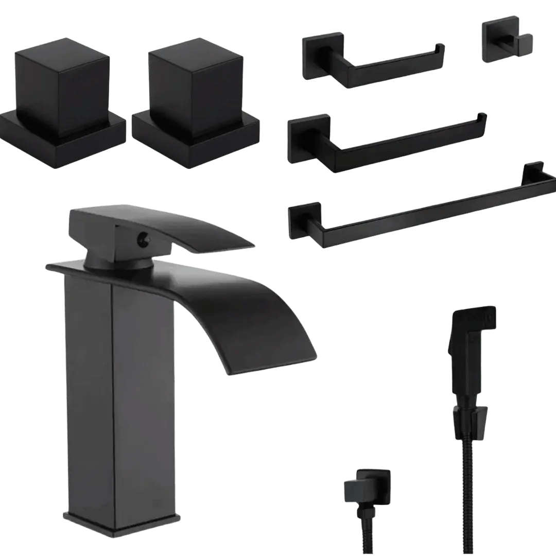 Kit para Banheiro Reforma Completa 5 Peças - Transforme Seu Banheiro com Praticidade - Morada Serena