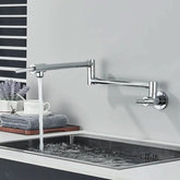 Torneira para Cozinha Gourmet Montada na Parede 360° Flexível Bico Longo - Praticidade e Estilo - Morada Serena