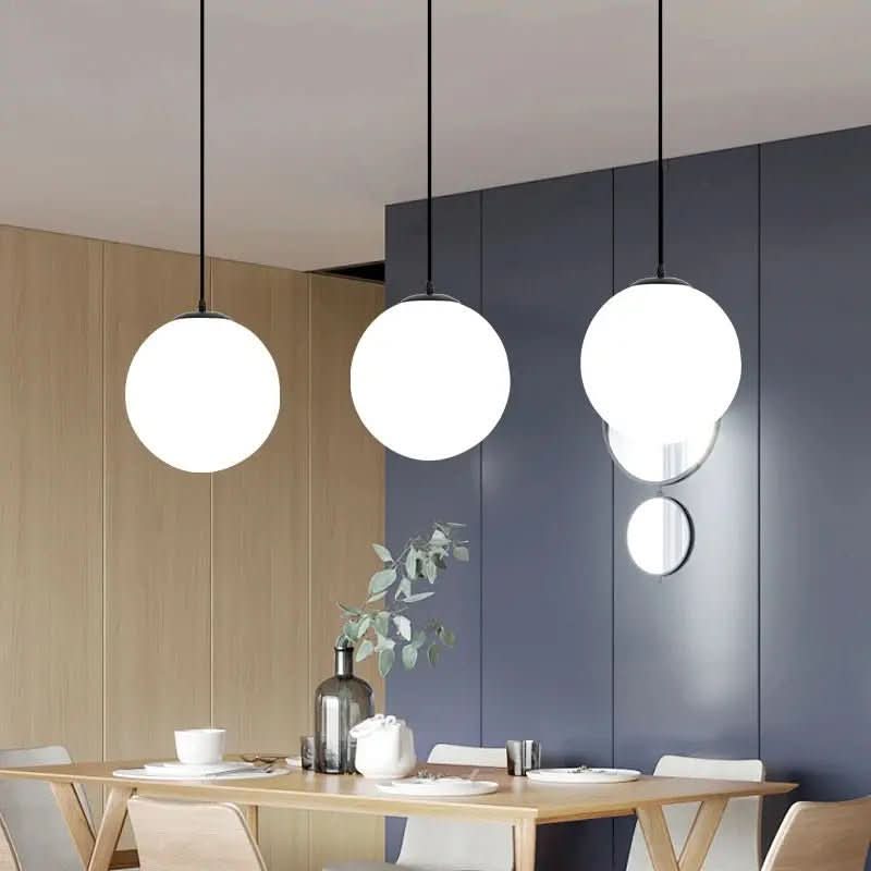 Luminária de Teto Globo Minimalista LED - Ilumine Seu Ambiente com Estilo Moderno - Morada Serena