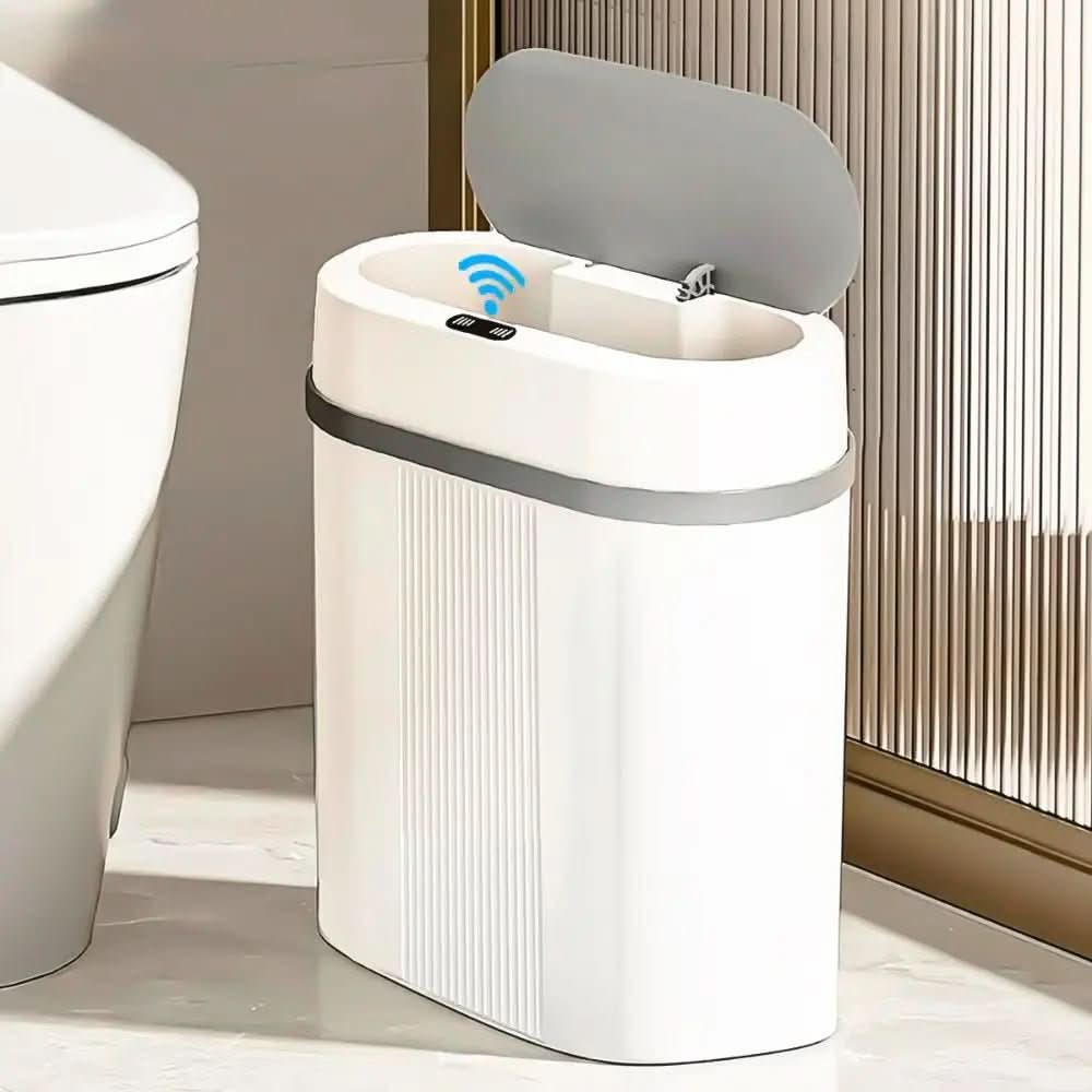 Lixeira para Banheiro, Cozinha e Escritório com Sensor Inteligente - Praticidade e Higiene - Morada Serena