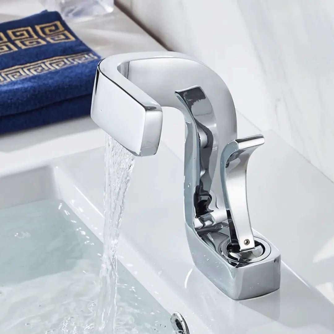 Torneira para Banheiro Mármore Modelo Louise - Elegância e Sofisticação para Seu Banheiro - Morada Serena