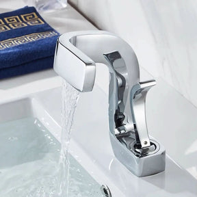 Torneira para Banheiro Mármore Modelo Louise - Elegância e Sofisticação para Seu Banheiro - Morada Serena