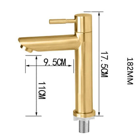 Torneira Banheiro Aço Inoxidável - Morada Serena