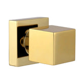 Acabamento de Registro Quadrado Dourado Brilhante - Morada Serena