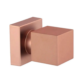 Acabamento para Banheiro Registro Quadrado Rose Gold Fosco Padrão Deca 3/4 - Sofisticação e Funcionalidade - Morada Serena