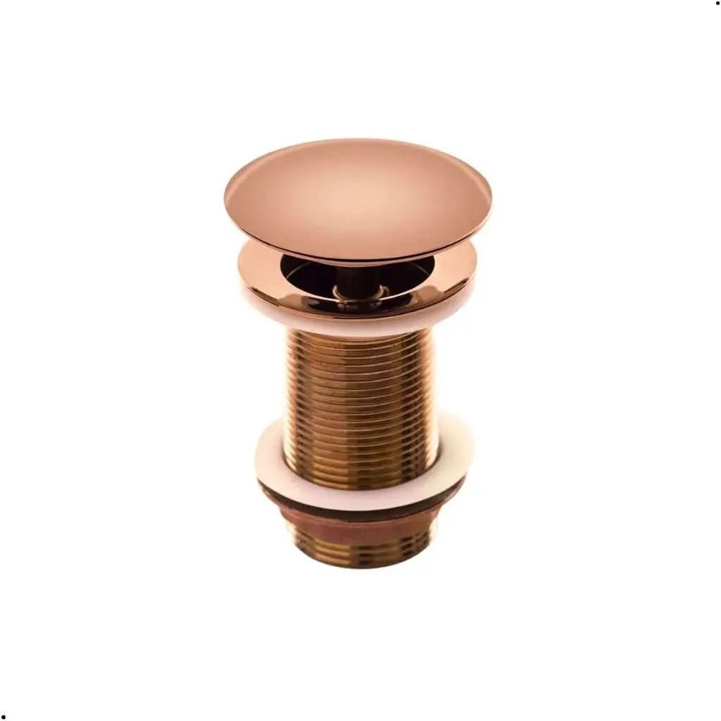 Válvula Click Inox Rose Gold Para Cuba de Banheiro 4cm - Morada Serena