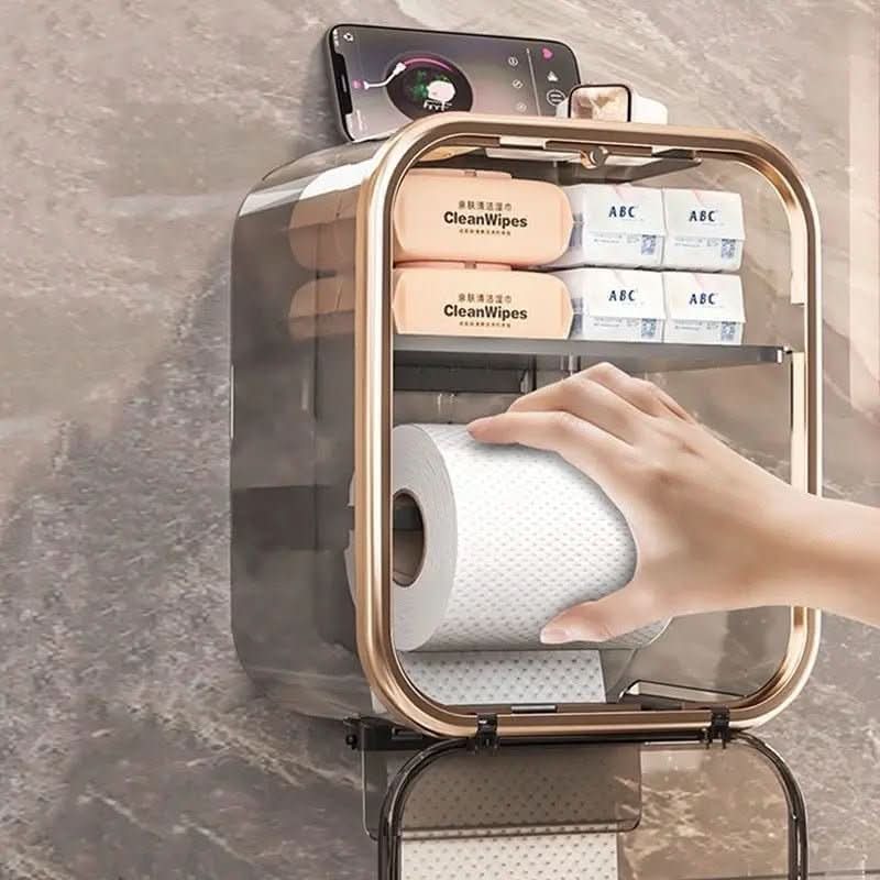 Porta Papel Higiênico De Parede Moderno - Morada Serena