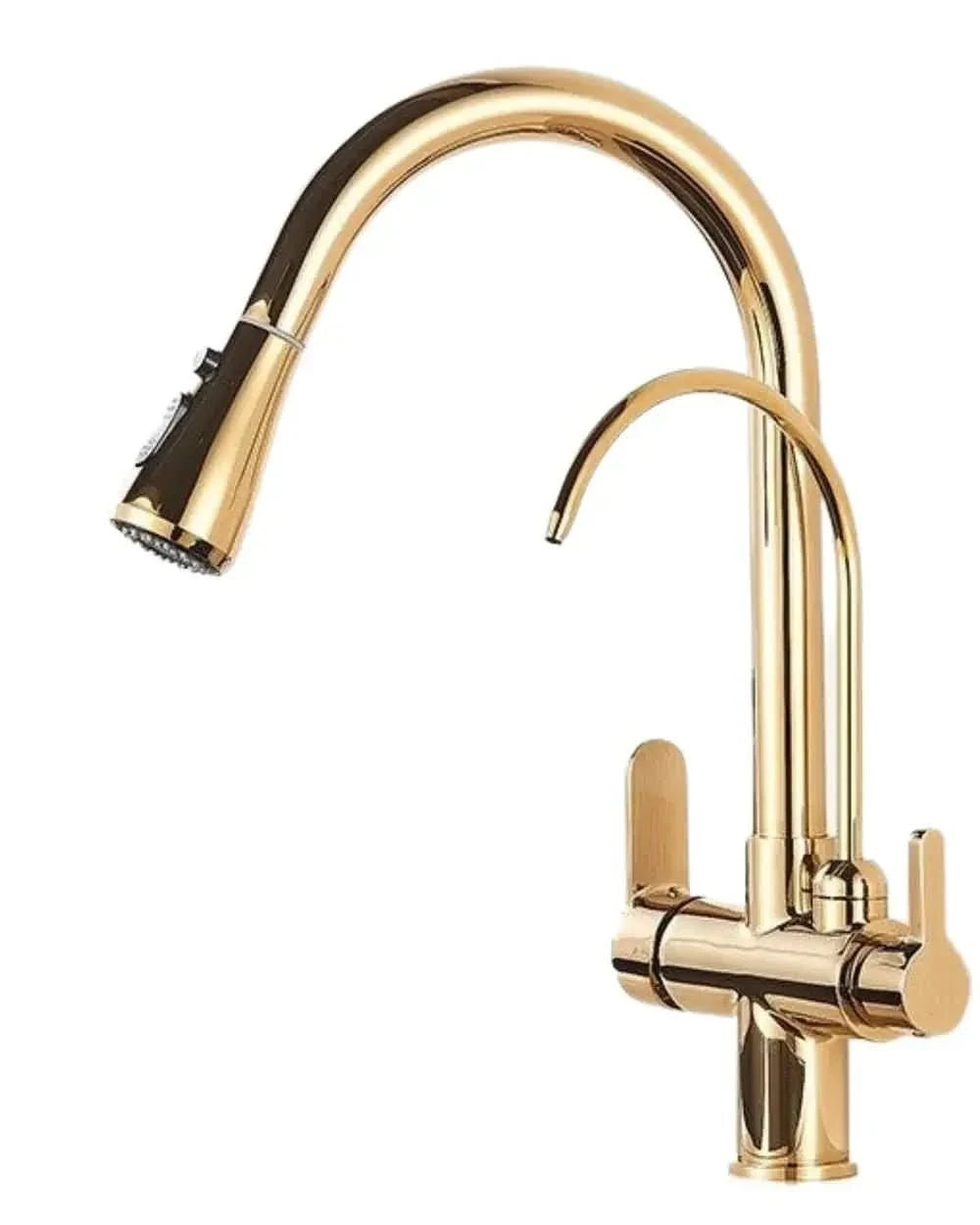 Torneira Para Cozinha Gourmet Monocomando Dupla Função Filtro Jato Extensível - Morada Serena