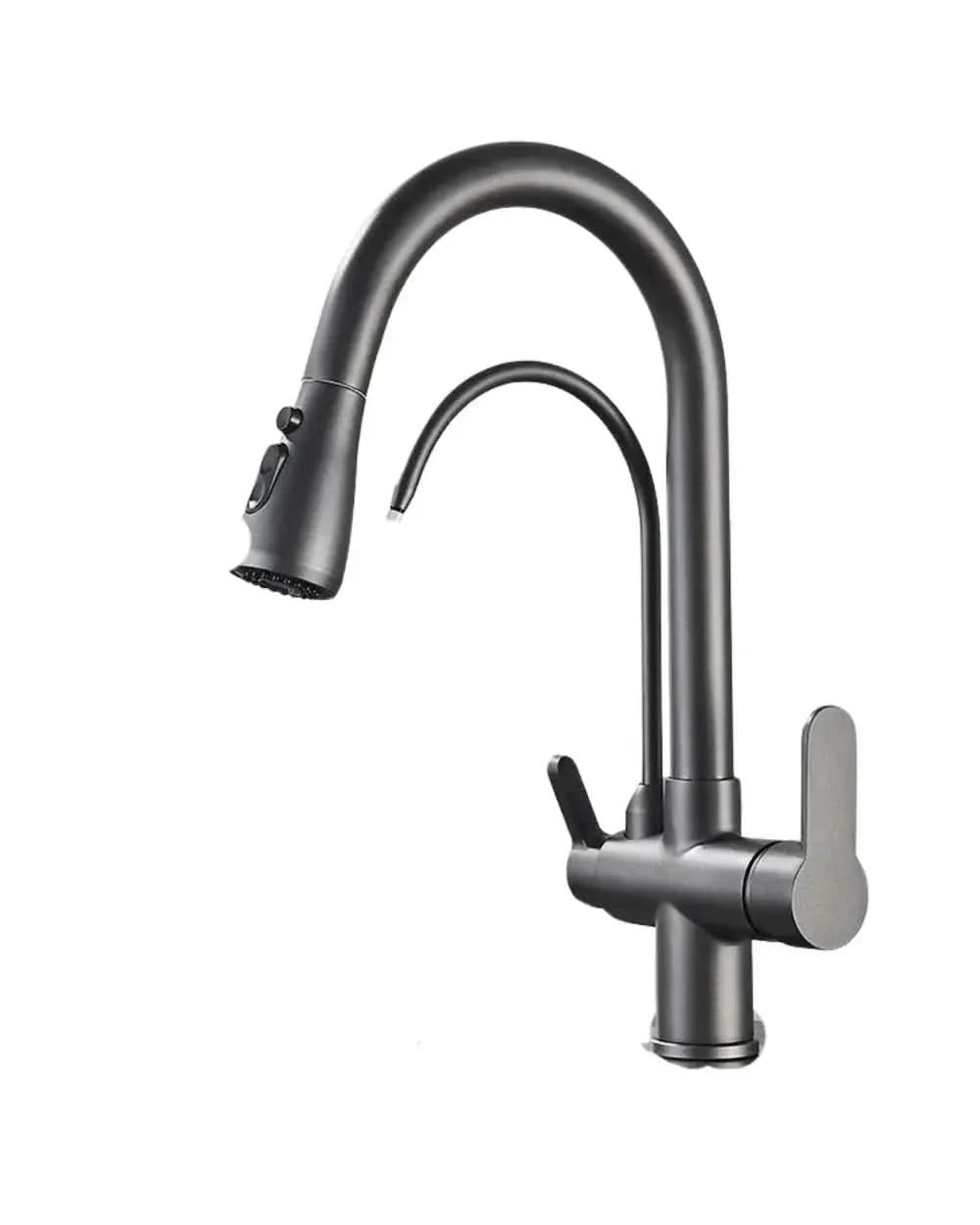 Torneira Para Cozinha Gourmet Monocomando Dupla Função Filtro Jato Extensível - Morada Serena