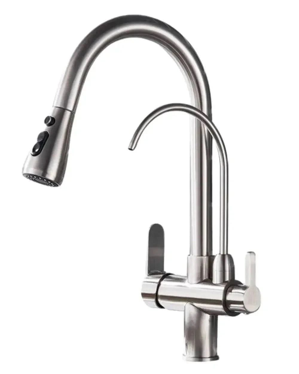 Torneira Para Cozinha Gourmet Monocomando Dupla Função Filtro Jato Extensível - Morada Serena