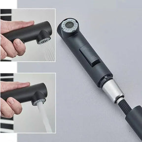 Torneira Gourmet para Cozinha Retrátil 360º Monocomando Pulverizador Dupla Misturador - Morada Serena