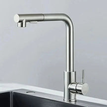 Torneira Gourmet para Cozinha Retrátil 360º Monocomando Pulverizador Dupla Misturador - Morada Serena