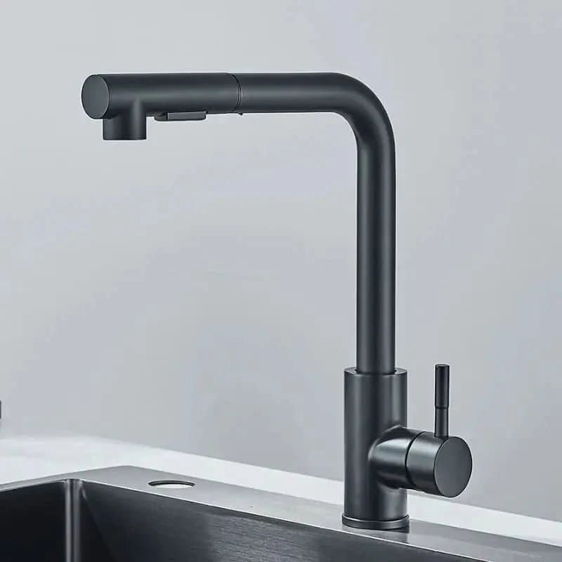 Torneira Gourmet para Cozinha Retrátil 360º Monocomando Pulverizador Dupla Misturador - Morada Serena